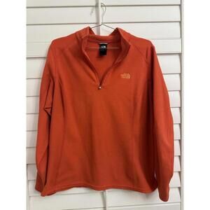 The North Face women’s quarter zip fleece pullover size XL